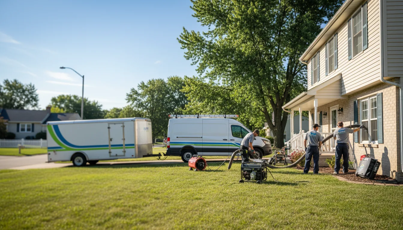 Flooded Basement Restoration And Cleanup With Repair in Wedron, IL near me